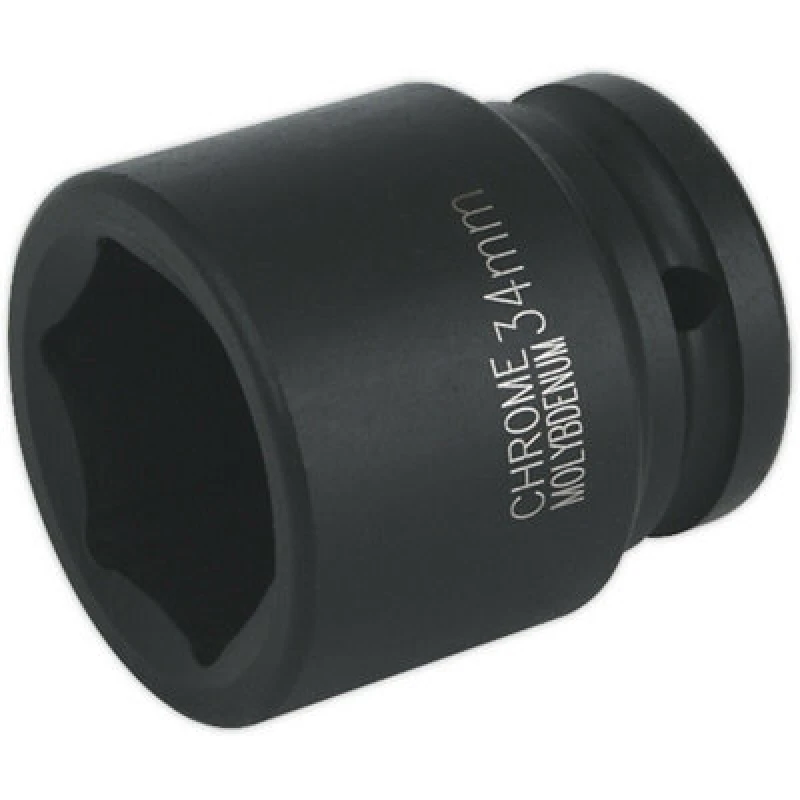 Image of Loops 34mm Forged Impact Socket - 3/4" Sq Drive - Chromoly Impact Wrench Socket Multi