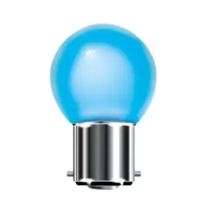 Image of Bell 1W LED BC/B22 Golf Ball Blue - BL60001