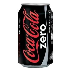 image of Coca Cola Zero 330ml Can 24 Pack