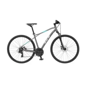 Image of GT Transeo Comp Hybrid Bike - Grey