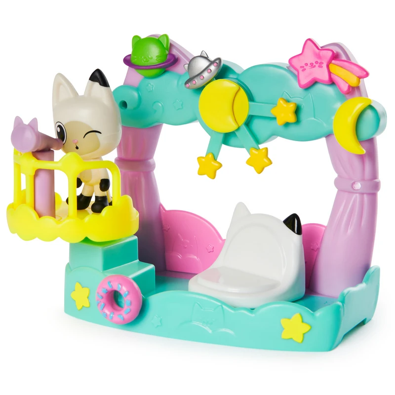 image of Gabby's Dollhouse Gabby's Dollhouse Pandy's Paws Balcony Playset