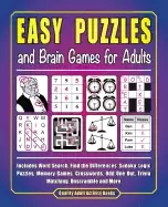 Image of easy puzzles and brain games for adults includes word search find the diffe