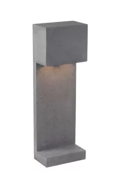 Image of Etna Outdoor Bollard Light Grey, IP65, GU10