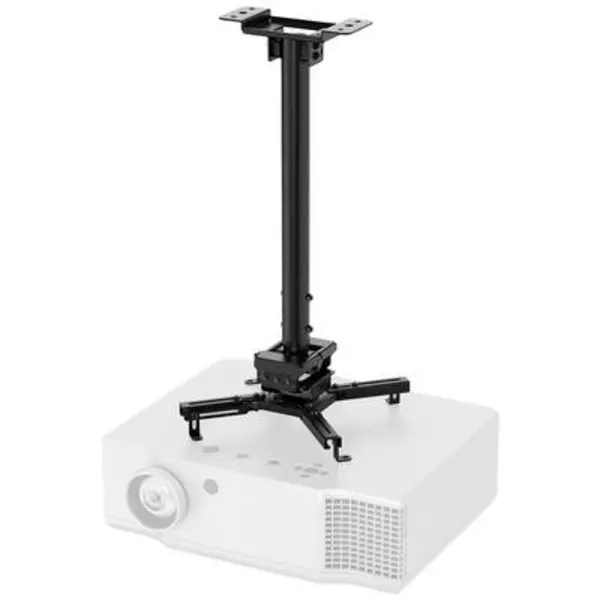 image of Neomounts CL25-540BL1 Projector ceiling mount Roof suspension bracket, Swivelling/tiltable, Height-adjustable, Swivelling Max. distance to floor/ceili