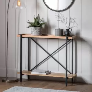 Image of Newark Console Table, Light Wood Light Wood
