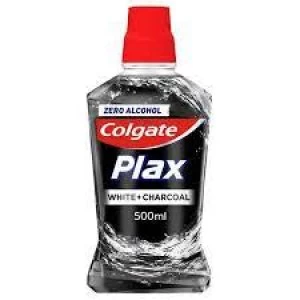 image of Colgate Plax White Charcoal Whitening Mouthwash 500ml