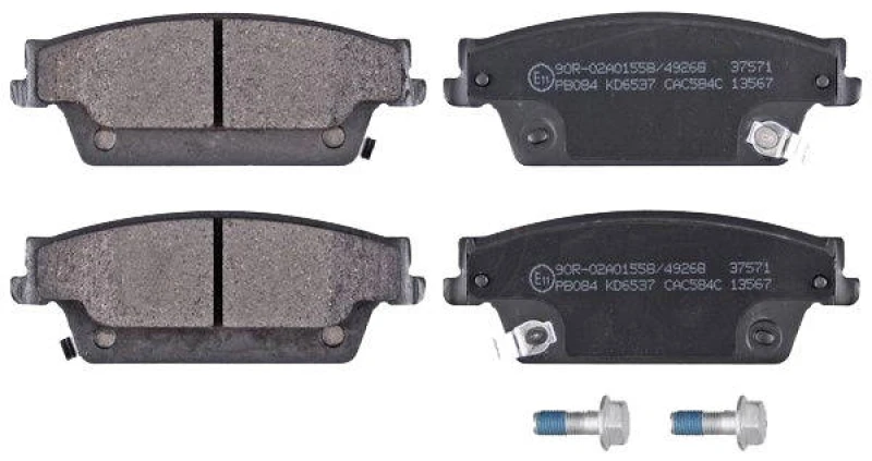 Image of A.B.S. 37571 Brake pad set with acoustic wear warning Brake Pad Set,disc brake (402)