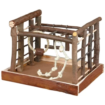 Image of Bird Playground Natural Living 35x29x25cm Wood 5661 - Brown - Trixie