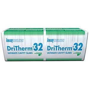 Image of Knauf Insulation Earthwool Dritherm Cavity Slab 32 Ultimate 100mm