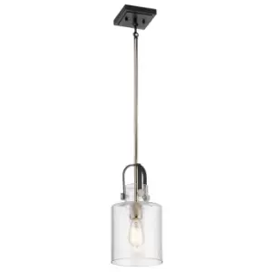 Image of Kichler Kitner Dome Pendant Ceiling Light Polished Nickel