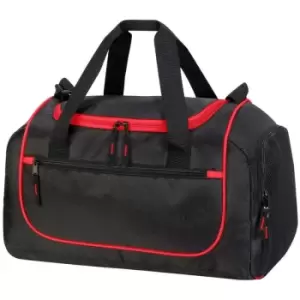 Shugon Piraeus Shoulder Strap Holdall Bag (One Size) (Black/Red) - Black/Red