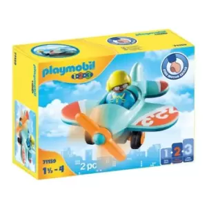 image of Lego Playmobil 71159 1.2.3 Aeroplane