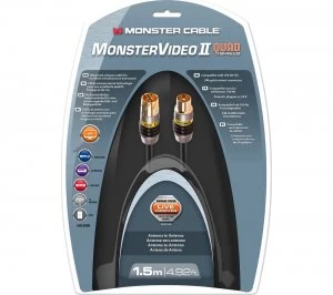 Image of MONSTER Performance MC M2VA QUAD PCX 1.5M WW Coaxial Cable 1.5 m Gold