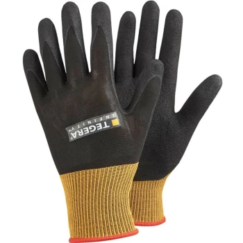 image of Ejendals - 8801 Infinity Black/Yellow Heat Resistant Gloves - Size 8