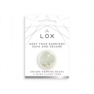 Image of Connoisseurs Silver Secure Earring Backs LOX 2SDP