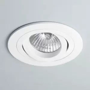 Image of Astro Taro Fire Rated Round Adjustable Downlight - Matt White