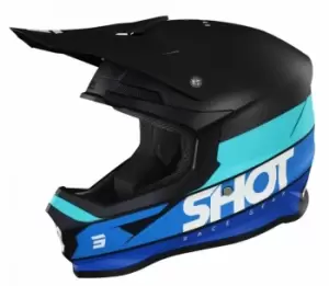 Image of SHOT Furious Story Blue Matt Offroad Helmet L
