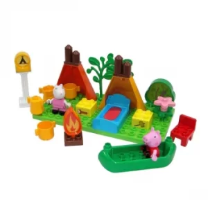 image of Big-Bloxx Peppa Pig Camping Playset