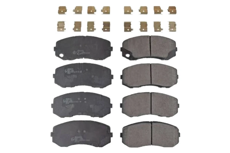Image of Blue PRINT ADC44274 Brake pad set Rear Axle, excl. wear warning contact, with fastening material Brake Pad Set,disc brake (402)