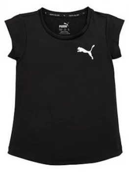 Image of Puma Puma Active T-Shirt Girls, Black, Size 9-10 Years