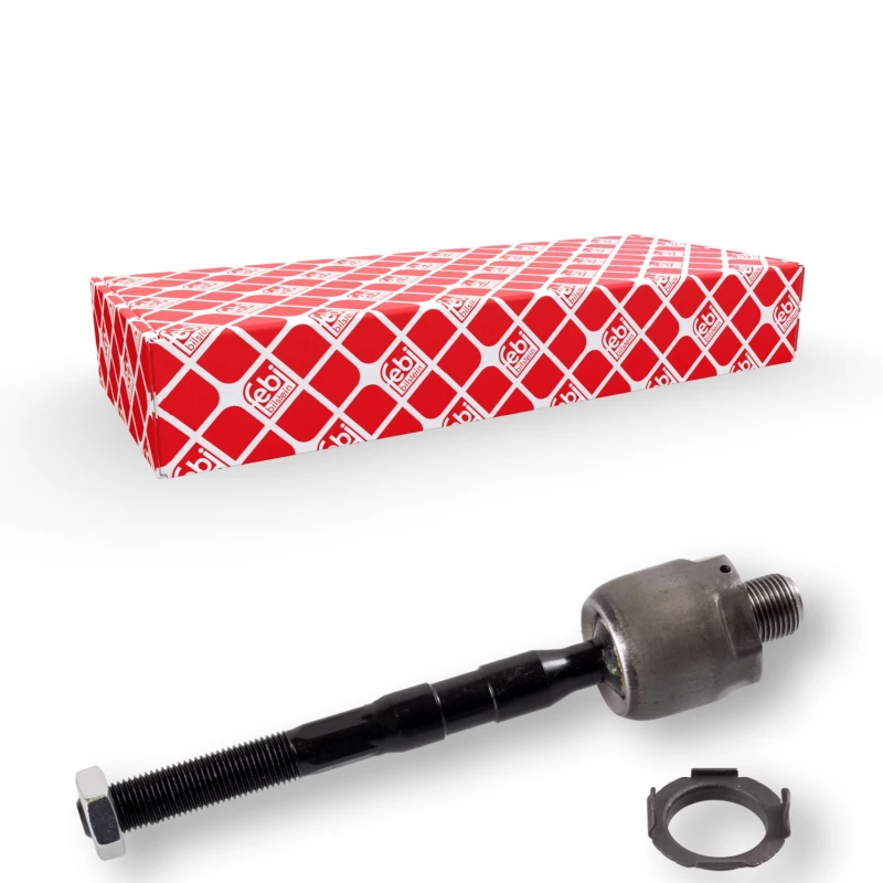 Image of FEBI BILSTEIN 33130 Inner Tie Rod OE Turbo NEW, Front axle both sides, with counter nut Inner Tie Rod (51)