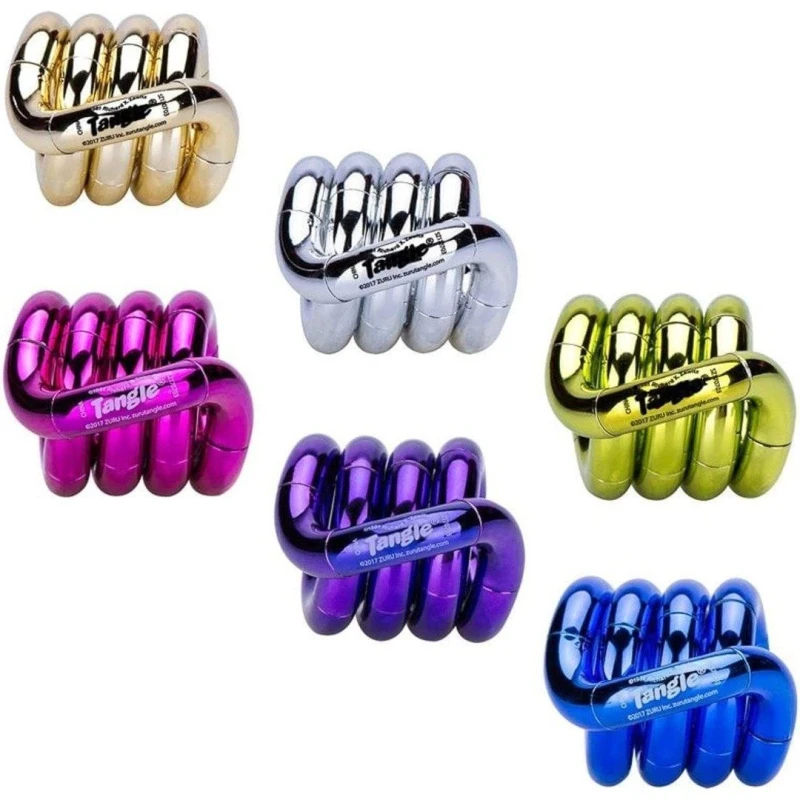 Image of ZURU Tangle Metallic Fidget Toy (Colours Vary) Multi unisex