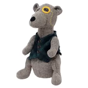 Image of Meerkat Herringbone Novelty Door Stop Brown
