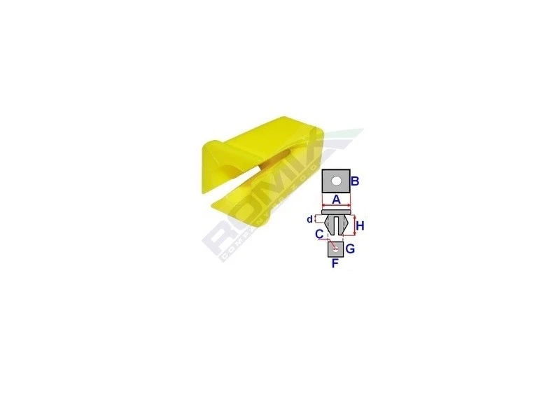 Image of ROMIX Trim clip ROMIX 15028