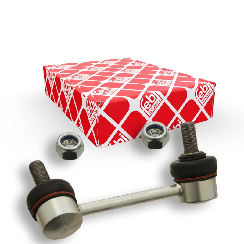 Image of FEBI BILSTEIN 31560 Anti-roll bar link OE Turbo NEW, Rear Axle Right Steel Link Stabiliser (3229)