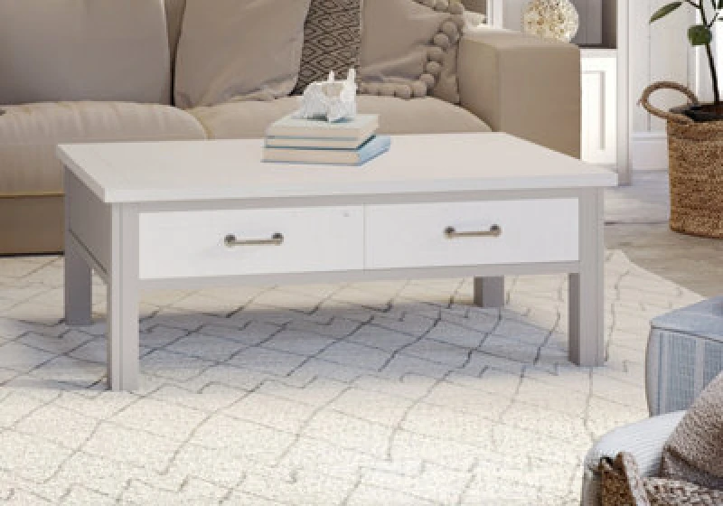 Image of Baumhaus Greystone - Coffee Table With Four Drawers