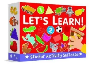 Image of Sticker Activity Suitcase - Let's Learn - Hardback - Used