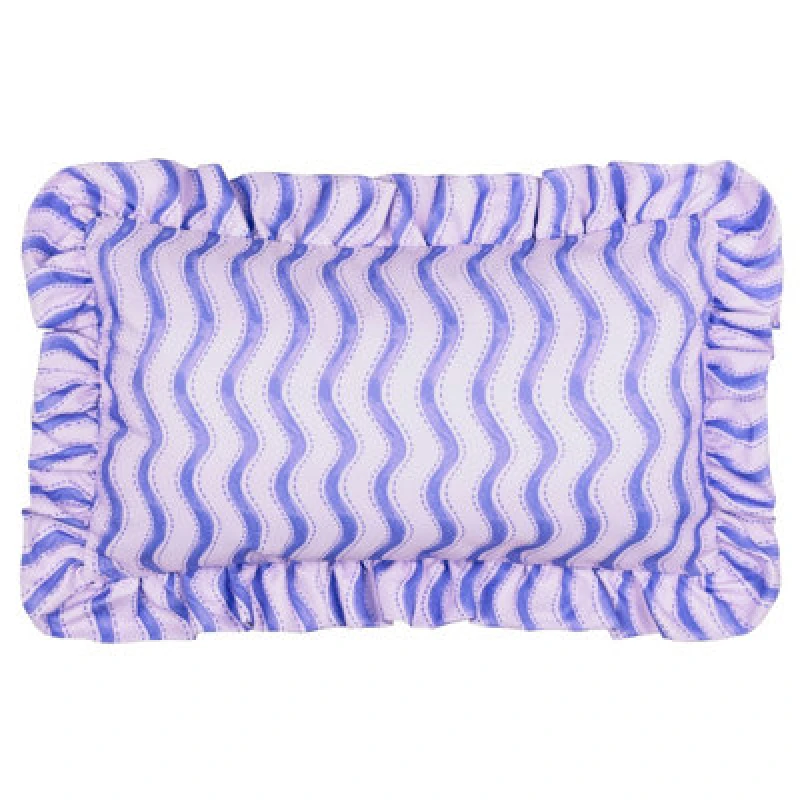 Image of Furn Summer Solstice Wiggly Stripe 30X50 Outdoor Polyester Cushion Green Blue WXNPX Unisex