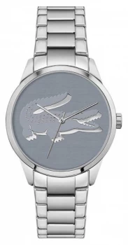 Image of Lacoste Ladycroc Stainless Steel Bracelet Blue Dial Watch