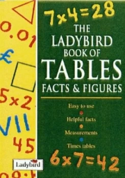 Image of The Ladybird Book of Tables Facts and Figures by Jacqueline Dineen and John Dillow Hardback