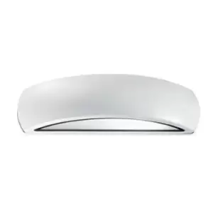 image of Giove LED 1 Light Outdoor Up Down Wall Light White IP54, E27