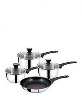 image of Tefal Jamie Oliver 4 Piece Set - Stainless Steel