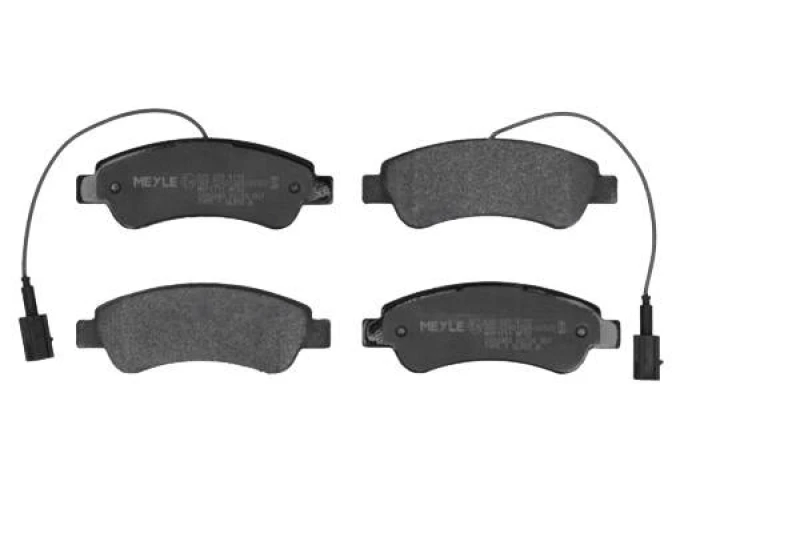 Image of MEYLE 025 220 4119 Brake pad set Rear Axle, incl. wear warning contact, Original Quality, with anti-squeak plate Brake Pad Set,disc brake (402)