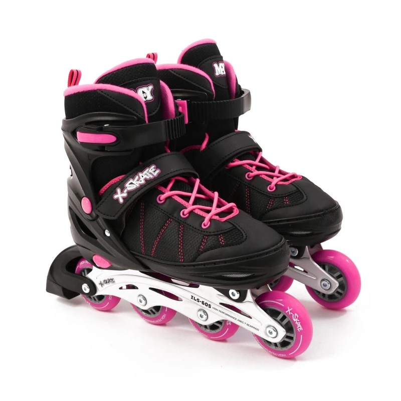 Image of Planet Direct M.Y X-Skate Adjustable Inline Roller Skates with B Pink male Small