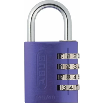 image of Abus - 145/40 Violet C Aluminium Combination Padlock