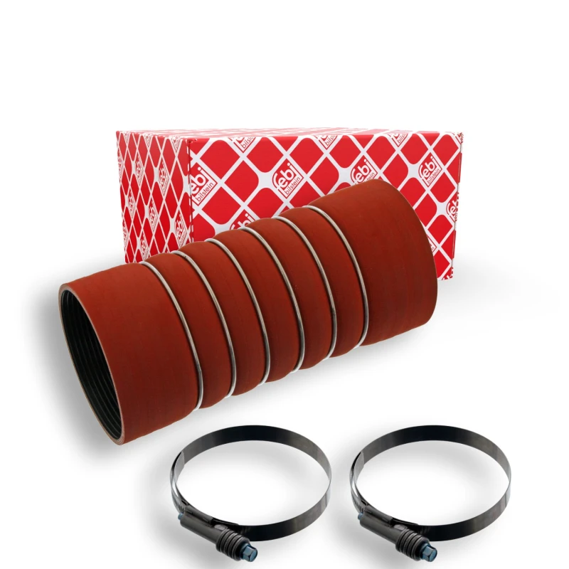 Image of FEBI BILSTEIN 44303 Turbocharger Hose with clamps Charger Intake Hose (3314)