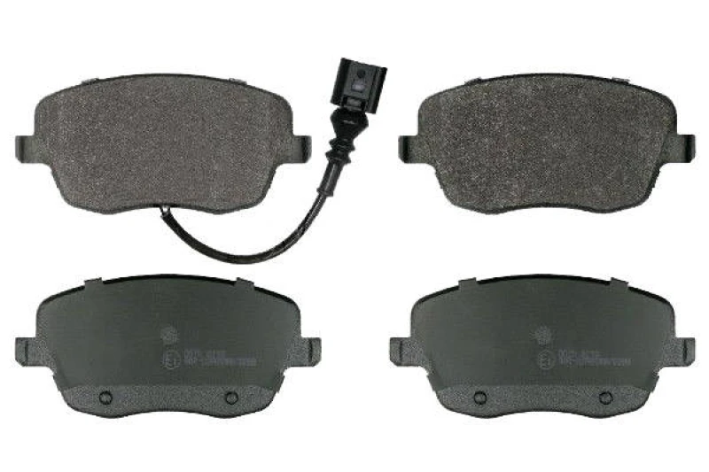 Image of SWAG 30 91 6998 Brake pad set Front Axle, incl. wear warning contact Brake Pad Set,disc brake (402)