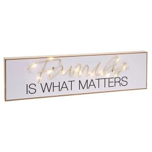 Image of LED Oblong String Plaque Family
