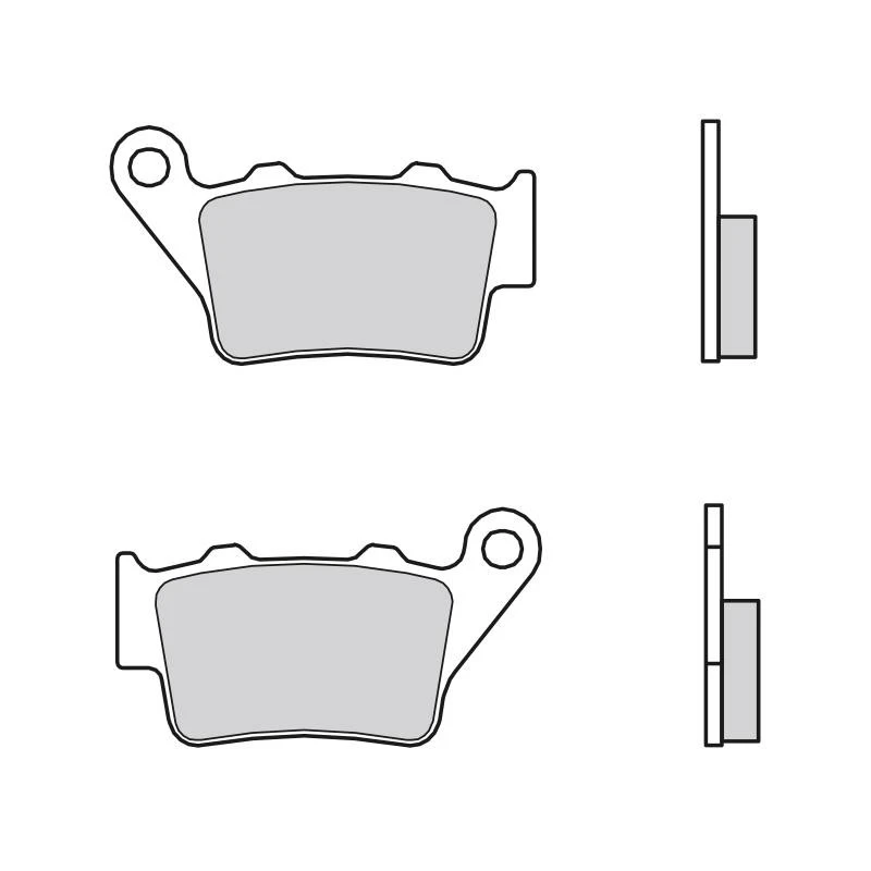 Image of BREMBO Brake pad set BREMBO 07BB02SP
