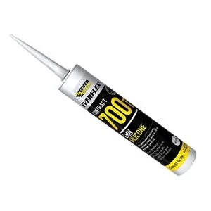 Image of Everbuild 700T LMN Silicone Black 300ml
