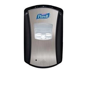 image of Original Purell LTX7 Automatic Touch Free Dispenser for use with Purell 700ml LTX Refills Chrome and Black