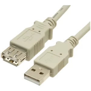 Image of TruConnect USB2 Cable A Male to A Female 3m