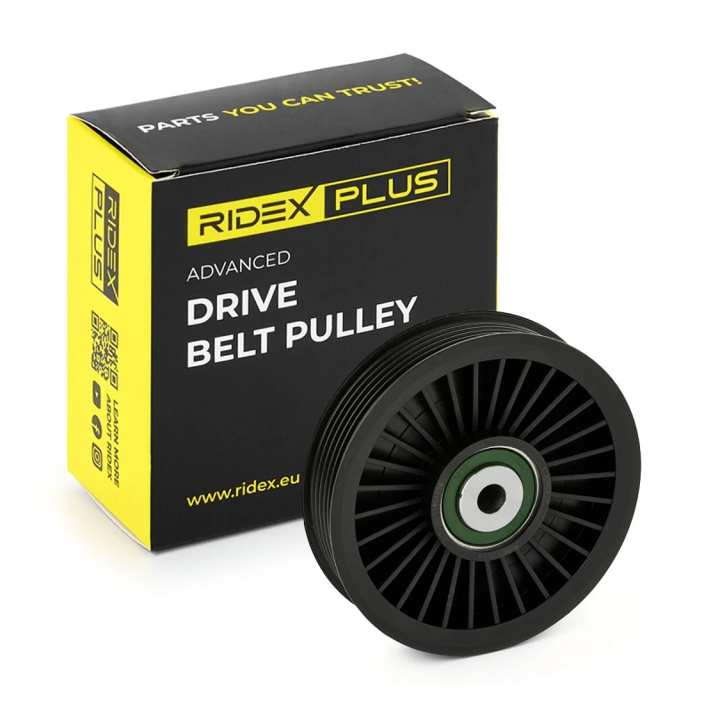 Image of RIDEX PLUS Deflection / guide pulley, V-ribbed belt RIDEX PLUS 312D0081P