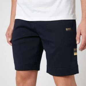 image of Hugo Boss Athleisure Headlo 1 Sweat Shorts Navy Size L Men