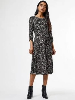 Dorothy Perkins Petites Black Willow Jersey Smock Dress - Black