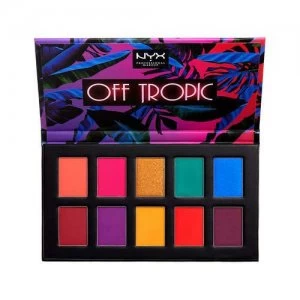 image of NYX Professional Makeup Off Tropic Shadow Palette